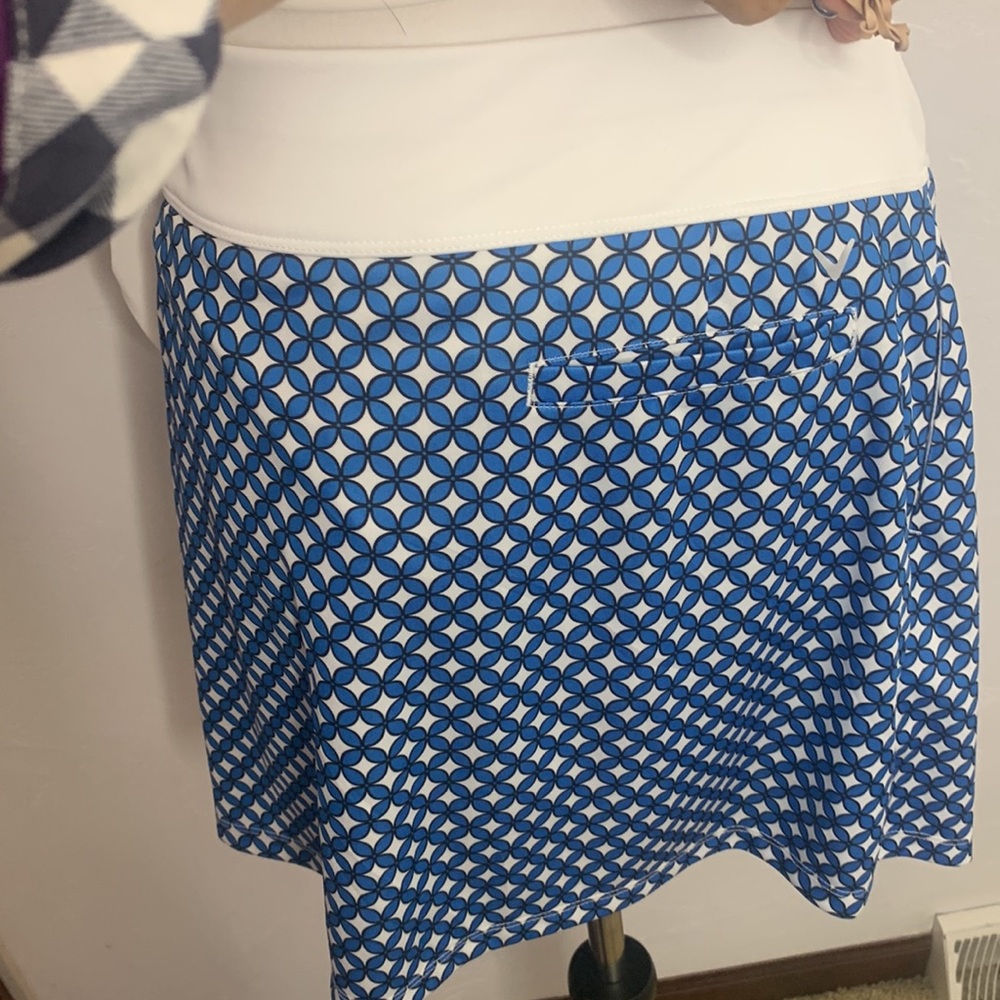 Callaway Golf NWT Blue Sea Star Pattern Golf Skort size Large - Picture 9 of 14